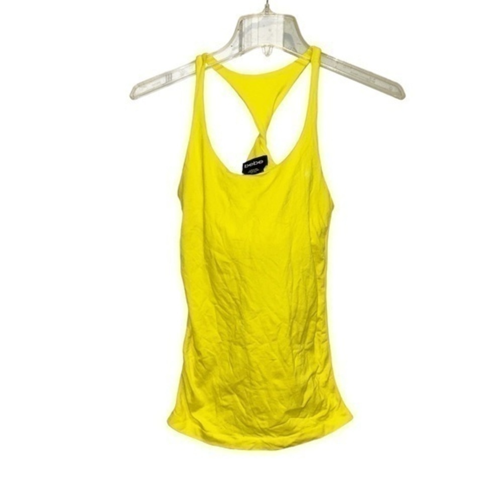 Bebe top crossed back size medium/large super stretchy